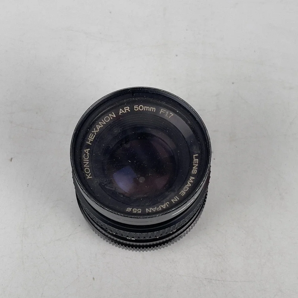 Konica Hexanon AR 50mm F1.7‎ MF Φ55mm Lens For SLR Film Camera - Made In Japan